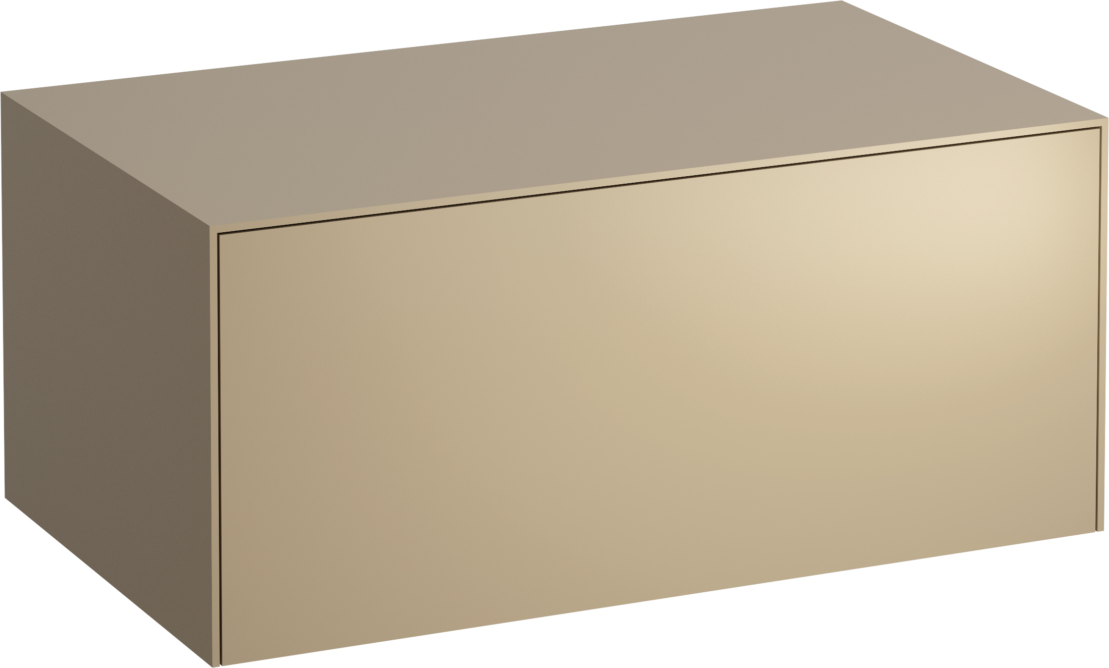 Darmowa Dostawa - Szafka z blatem 77.5x45.5x34 cm podumywalkowa wisząca złota Laufen Sonar H4054100340401