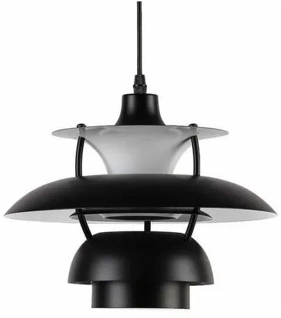 Darmowa Dostawa - Lampa wisząca 1x20 W czarna Abruzzo Retro ABRAPPLEB
