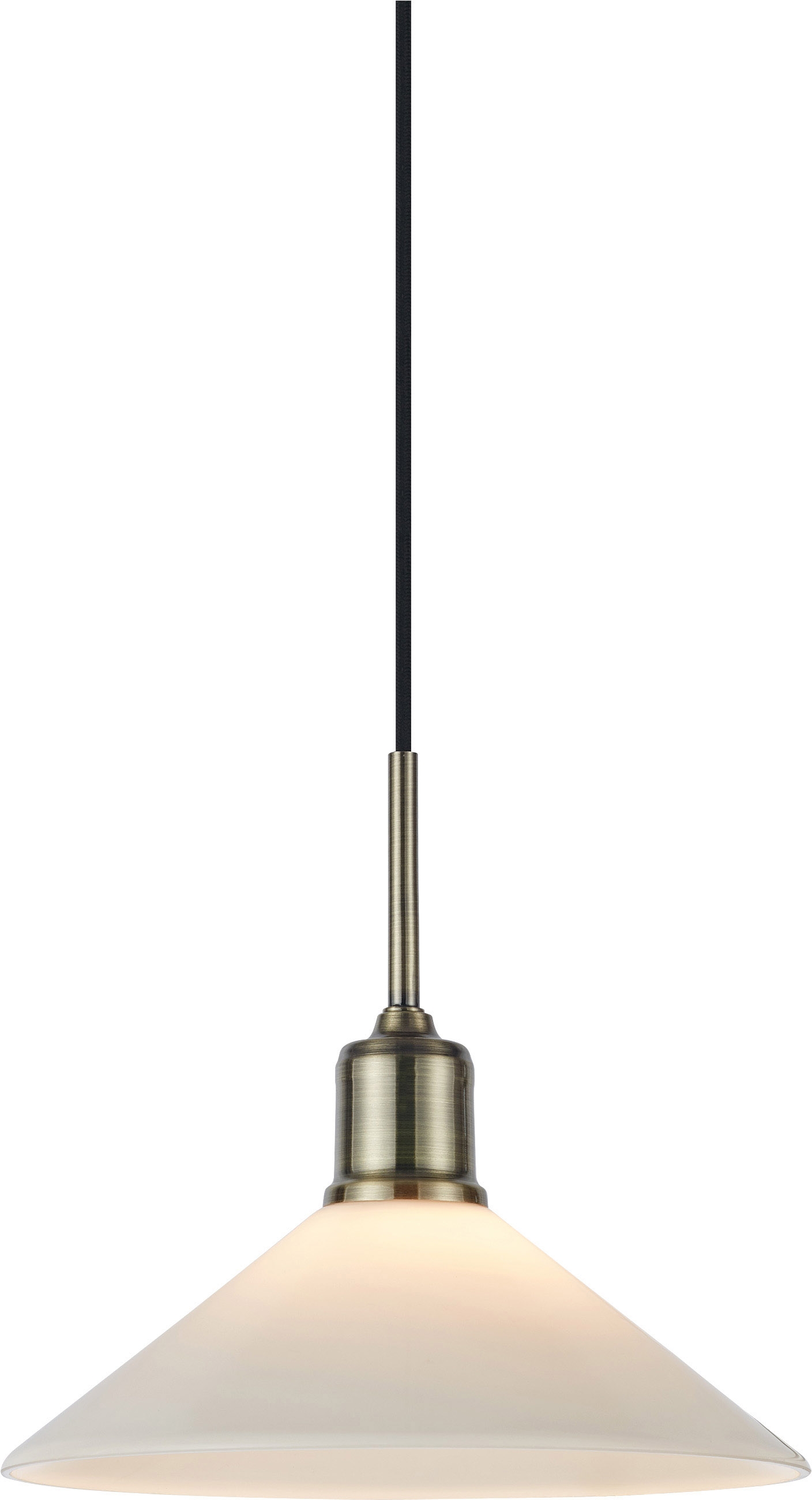 Darmowa Dostawa - Lampa wisząca 1x40 W biała-mosiądz Markslöjd Vela 108867