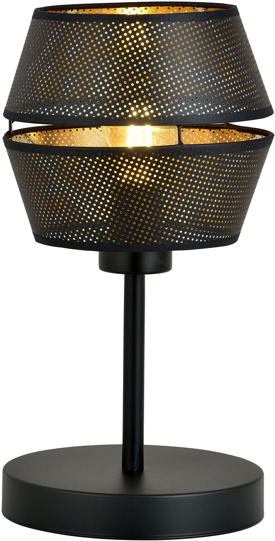 Darmowa Dostawa - Lampa stołowa 1x15 W czarna-złota Emibig Malia 1185LN