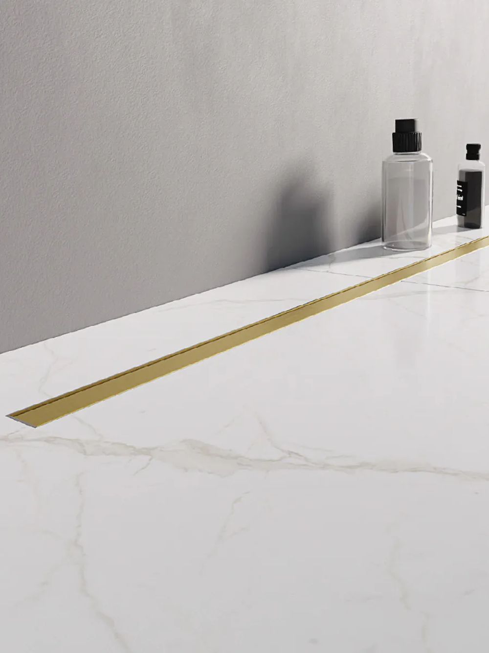 Darmowa Dostawa - Odpływ liniowy 70 cm złoty New Trendy Visio Slim Gold OL0082