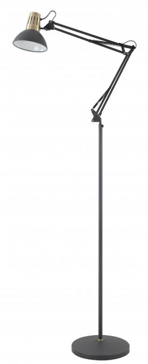 Darmowa Dostawa - Lampa stojąca 1x40 W czarna-złota GTV Artemia LPARTFE2710DEC