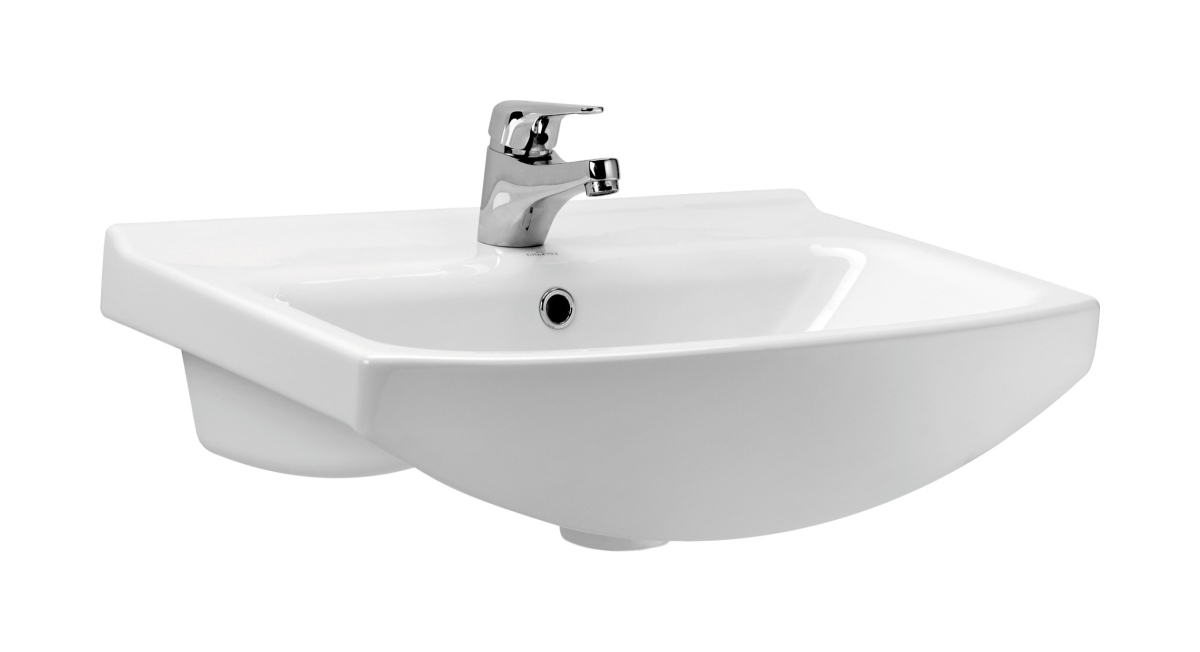 Darmowa Dostawa - Umywalka 60.5x41.5 cm prostokątna meblowa biała Mito Cersania New K110046