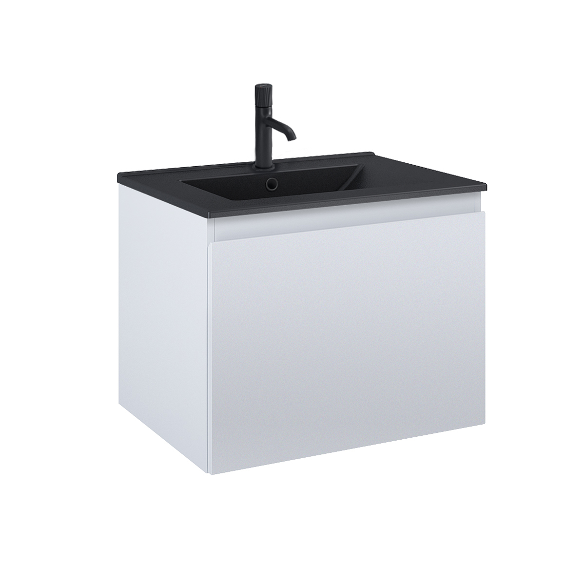 Darmowa Dostawa - Umywalka z szafką 60 cm szarą Oltens Vernal 68013700
