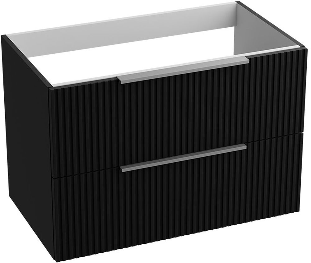 Darmowa Dostawa - Szafka 80.5x46x54.2 cm podumywalkowa wisząca czarny LaVita Oklahoma 5900378334668