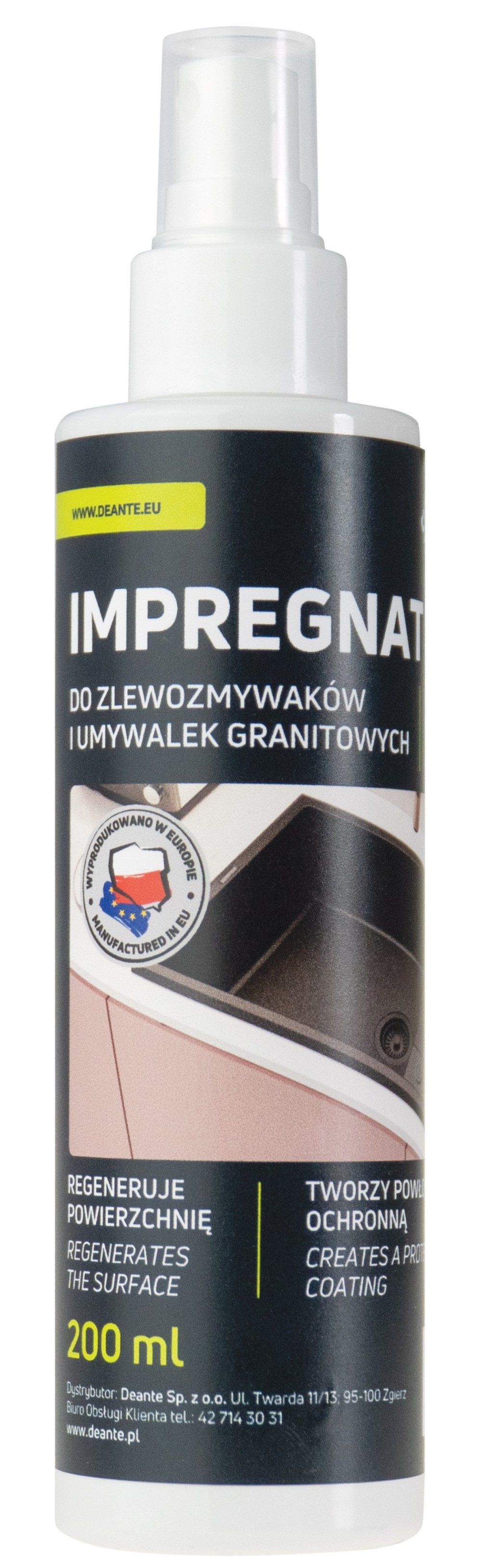 Darmowa Dostawa - Impregnat do zlewozmywaków granitowych 200 ml Deante ZZZ020I