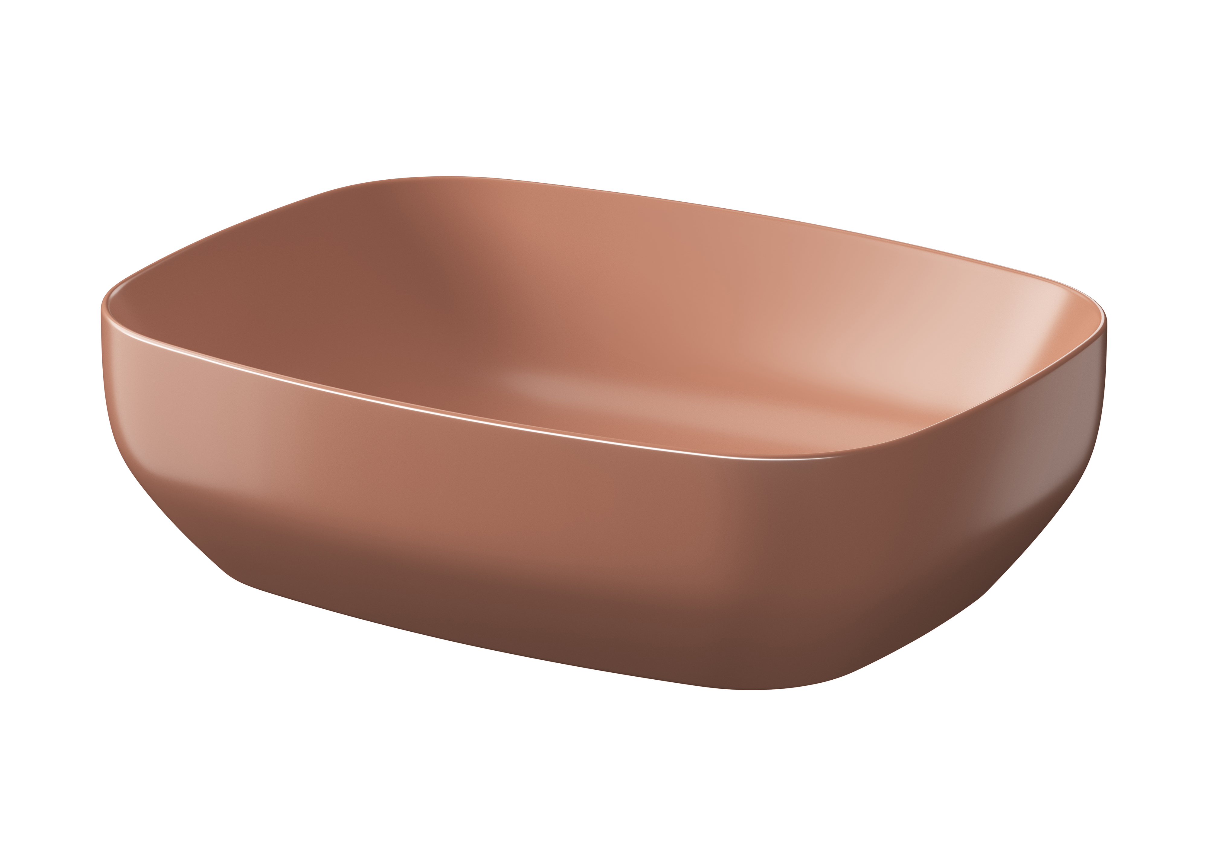 Darmowa Dostawa - Umywalka 50x38.5 cm prostokątna nablatowa Cersanit Larga K677066