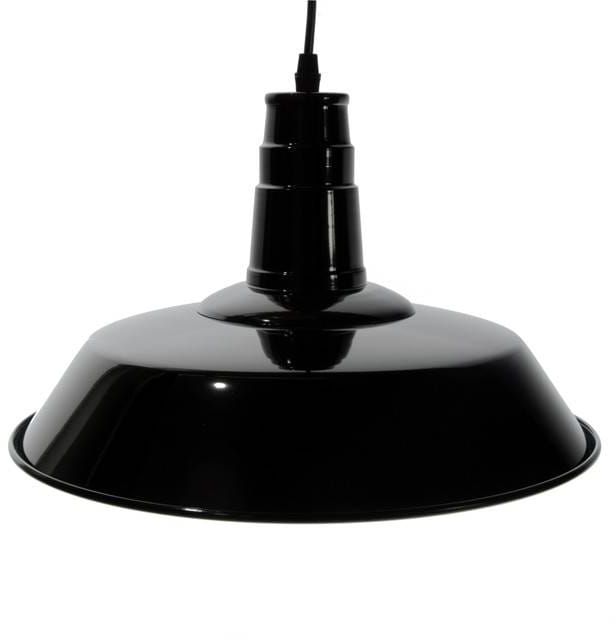 Darmowa Dostawa - Lampa wisząca 1x20 W biała-czarna Abruzzo Retro ABRLWRGB