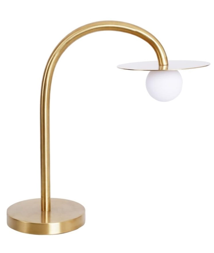 Darmowa Dostawa - Lampa stołowa 1x2 W złota MaxLight Enigma T0054