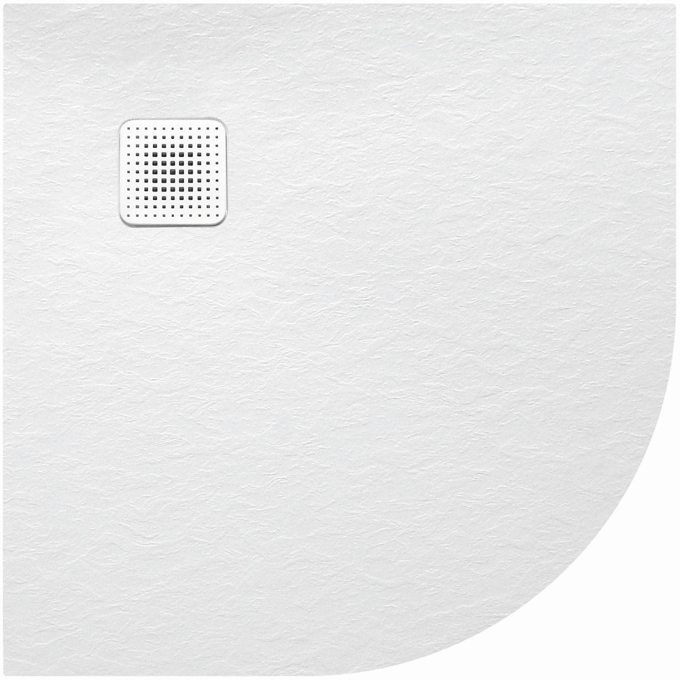 Darmowa Dostawa - Brodzik półokrągły 90x90 cm biały Sanplast Eco Mineral 645580043001020