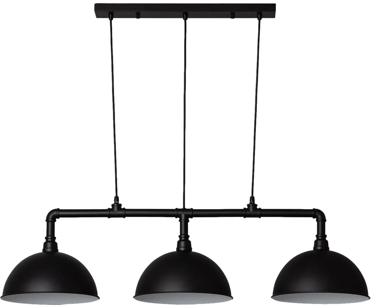 Darmowa Dostawa - Lampa wisząca 3x40 W czarna Abruzzo Retro ABRRRR3XE27