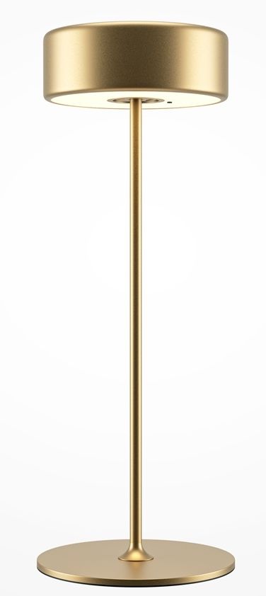 Darmowa Dostawa - Lampa stołowa 1x3 W złota Maytoni Al Collaboration MOD229TLL3G3K2