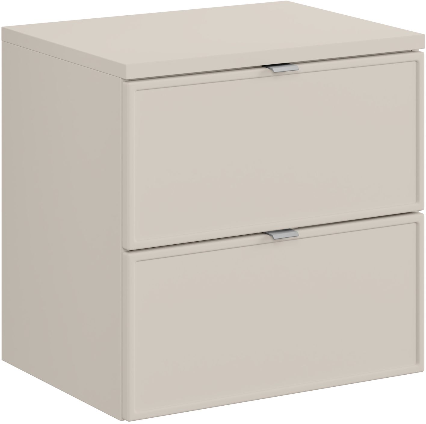 Darmowa Dostawa - Szafka z blatem 60x46x57 cm podumywalkowa wisząca beżowa Comad Bella Cashmere SETBCBCASHMERE60CM