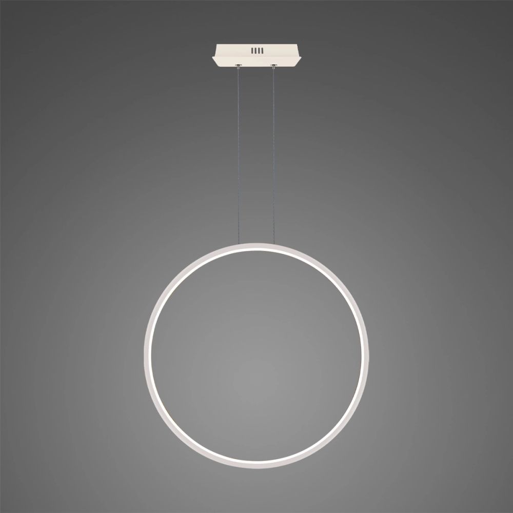Darmowa Dostawa - Lampa wisząca 1x30 W biała Altavola Design Ledowe Okręgi LA073X80in4kwhitedimm