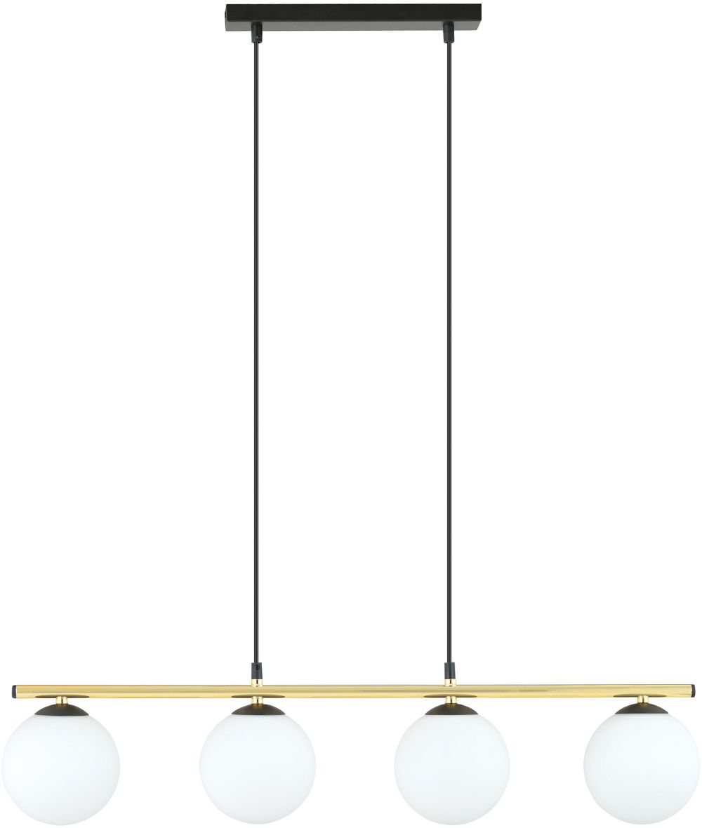 Darmowa Dostawa - Lampa wisząca 4x10 W czarny Emibig Allora 12544
