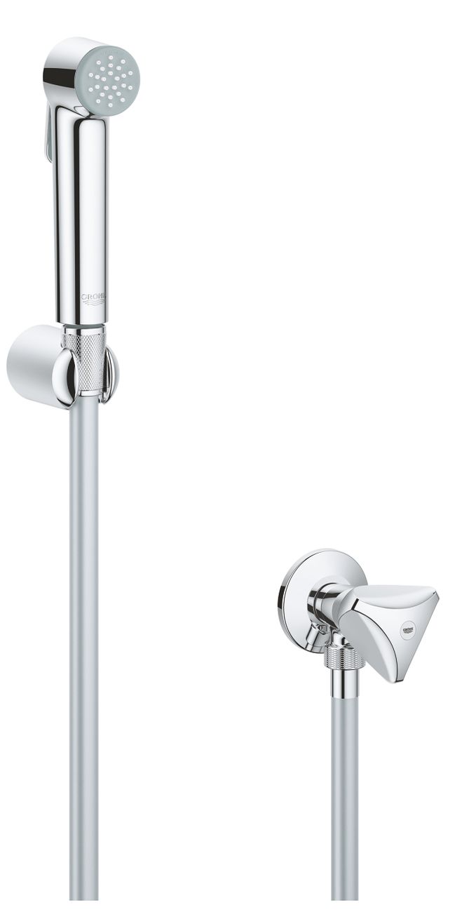 Darmowa Dostawa - Zestaw słuchawki bidetowej ścienny starlight chrome Grohe Tempesta 27514001