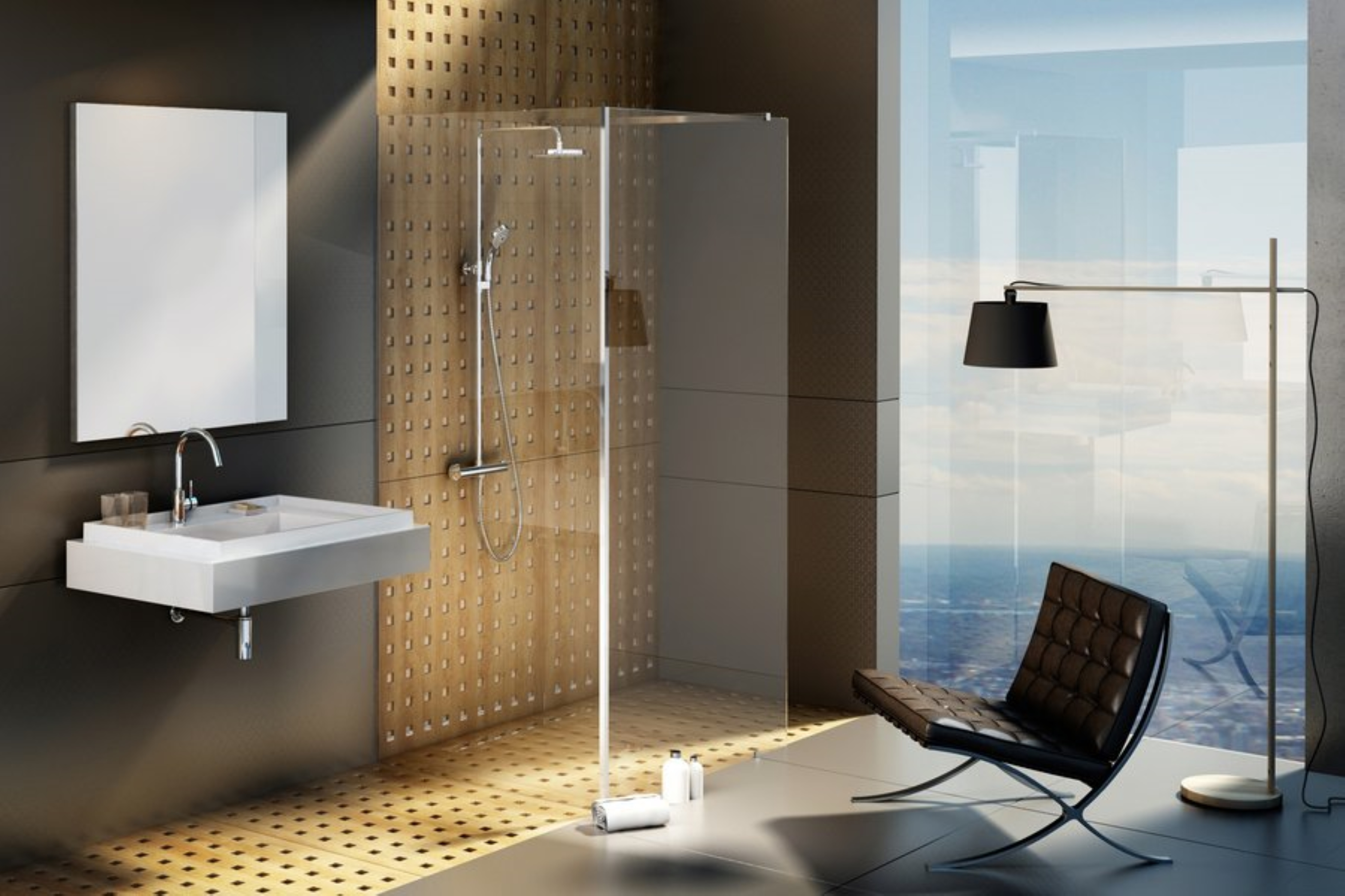 Darmowa Dostawa - Kabina prysznicowa walk-in 120x80 cm aluminium połysk/szkło przezroczyste Ravak Walk-In GW1CG4C00Z1