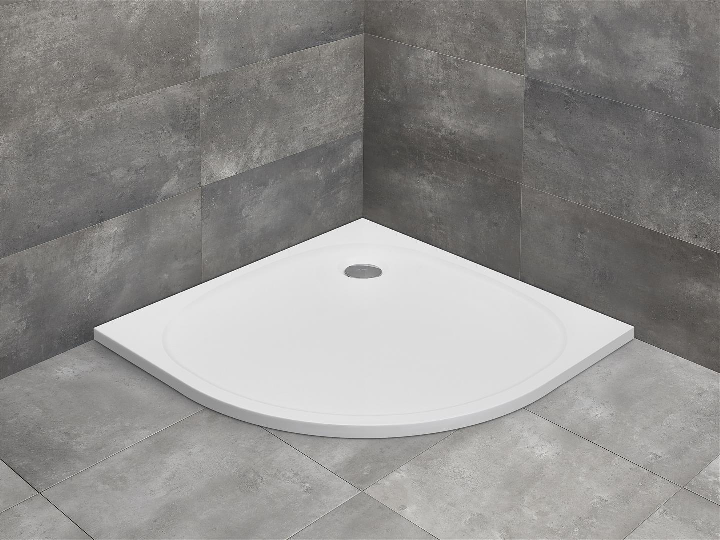 Darmowa Dostawa - Brodzik półokrągły 90x90 cm biały Radaway Zantos A M3ZNA909006