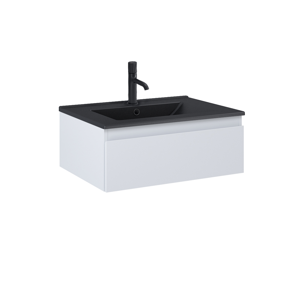 Darmowa Dostawa - Umywalka z szafką 60 cm szarą Oltens Vernal 68005700