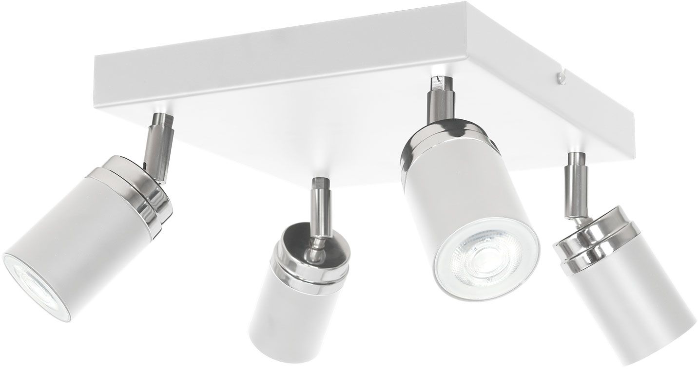 Darmowa Dostawa - Lampa podsufitowa 4x8 W biały Luminex Reno 5139