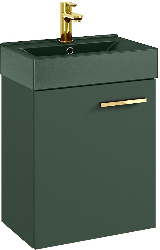 Darmowa Dostawa - Umywalka z szafką 45 cm zieloną Elita Tiny RE020450157010