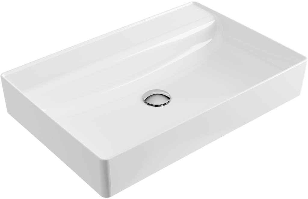 Darmowa Dostawa - Umywalka 60x40 cm prostokątna nablatowa biała Excellent Rima 2.0 CEEX4902600WH