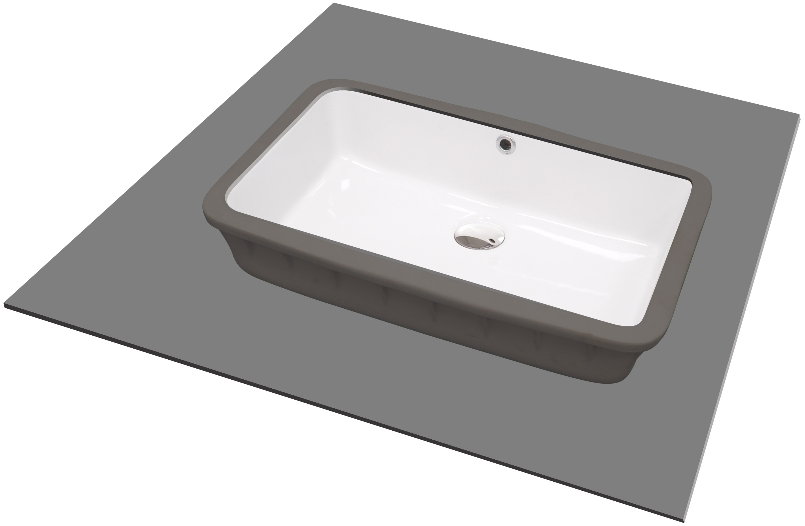Darmowa Dostawa - Umywalka 50x30 cm prostokątna podblatowa biała Deante Temisto CDT6U5U