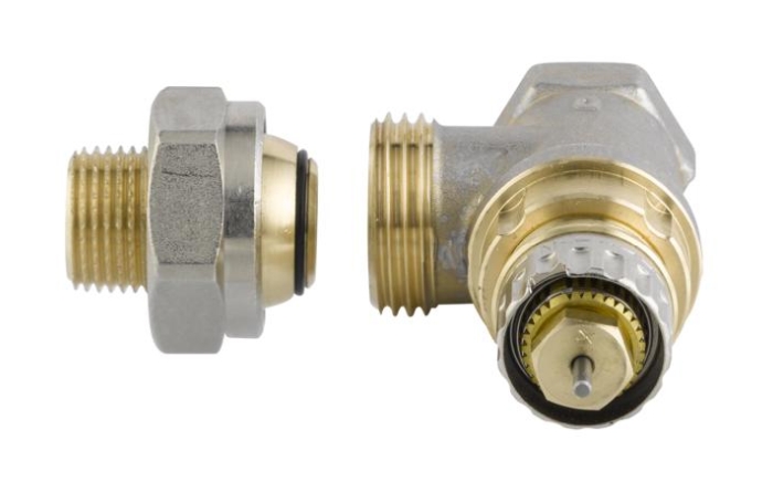 Darmowa Dostawa - Zawór kątowy termostatyczny nikiel Danfoss RA-N 013G0011