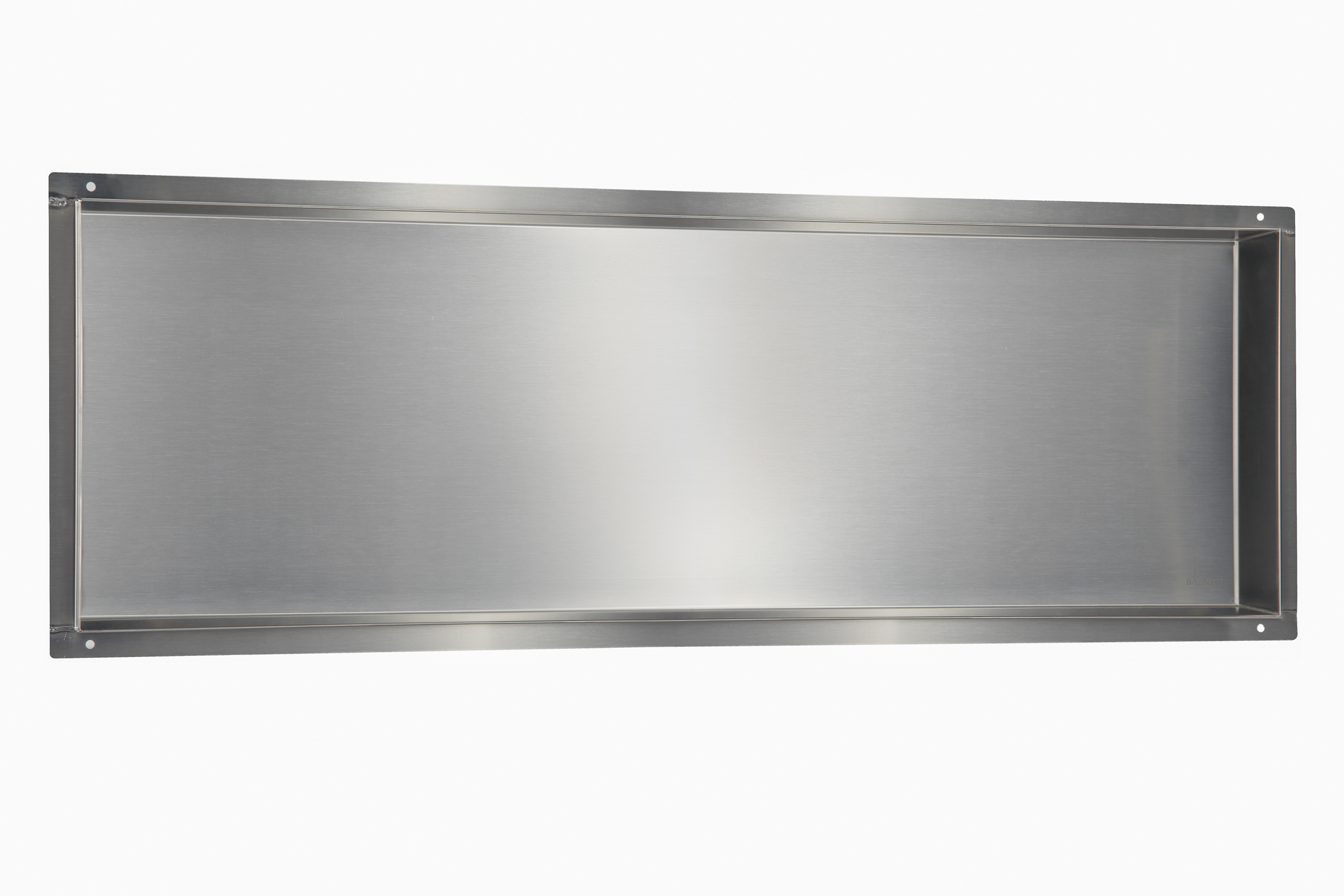 Darmowa Dostawa - Półka wnękowa 90 cm stal Balneo Wall-Box No Rim Inox OBIN5NR
