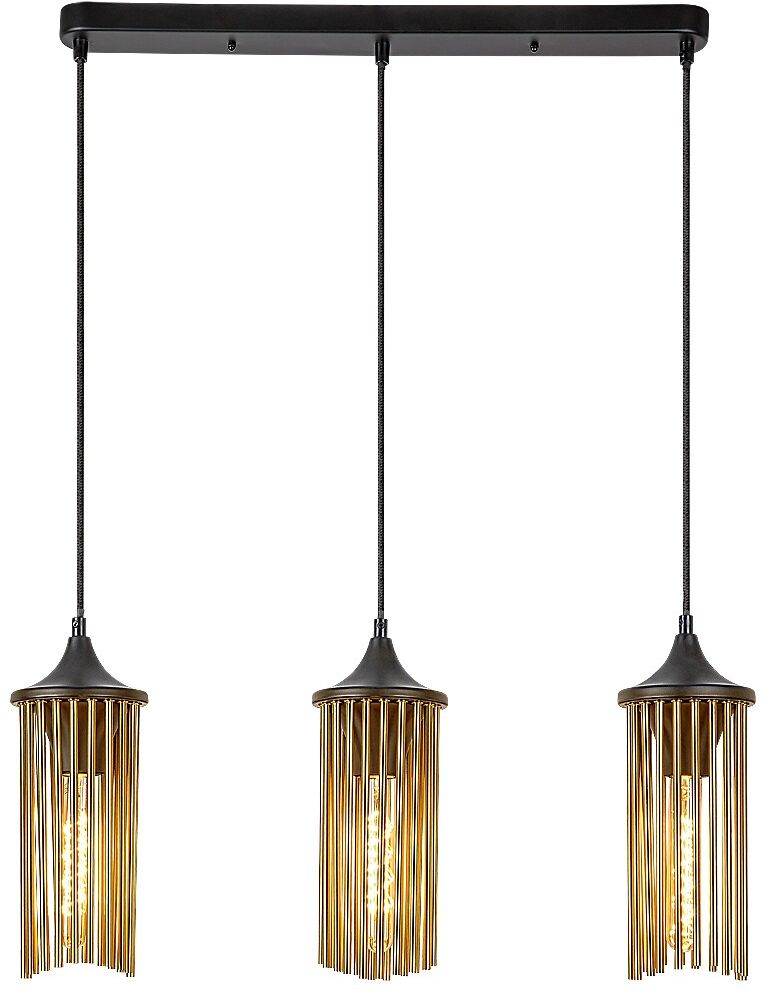 Darmowa Dostawa - Lampa wisząca 3x40 W czarny Rabalux Roxas 72153