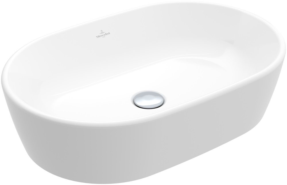 Darmowa Dostawa - Umywalka 60x40 cm owalna nablatowa biała Villeroy & Boch Architectura 5A2661R1