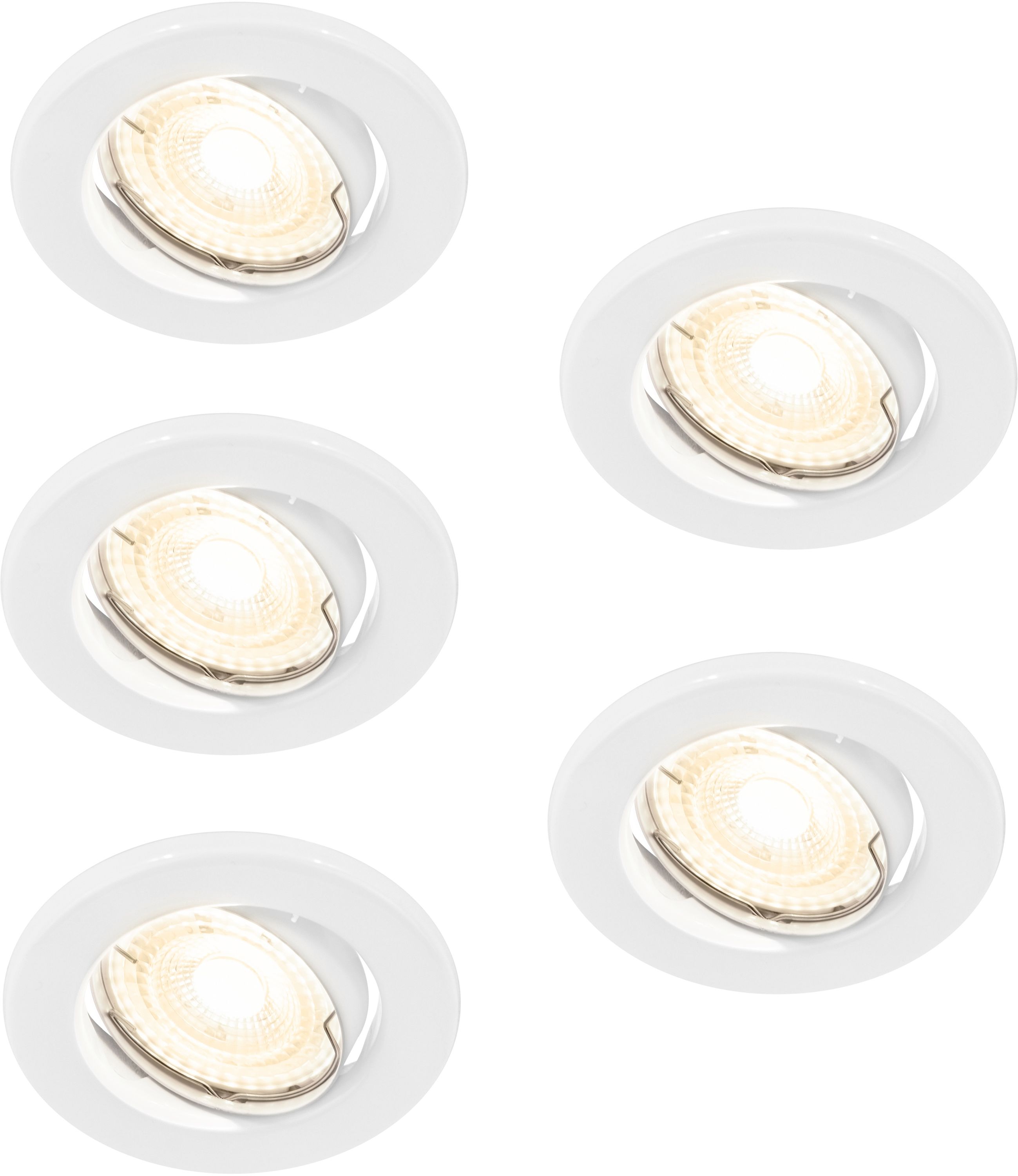 Darmowa Dostawa - Lampa do zabudowy 5x4.7 W biały Nordlux Canis 49750101