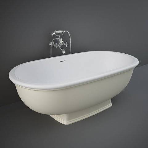 Darmowa Dostawa - Wanna wolnostojąca 156x81 cm Rak Ceramics Washington WTBT15681505