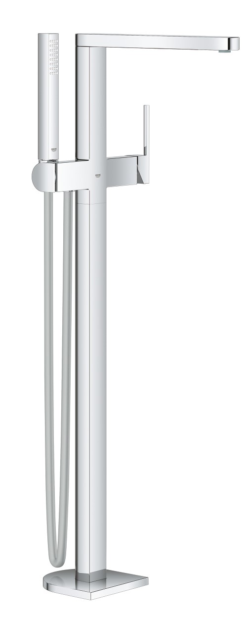 Darmowa Dostawa - Bateria wannowo-prysznicowa wolnostojąca starlight chrome Grohe Plus 23846003