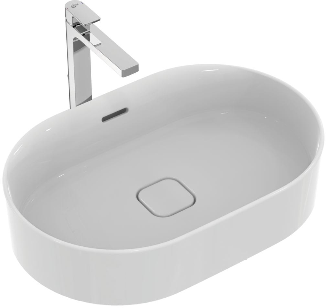Darmowa Dostawa - Umywalka 60x40 cm owalna nablatowa biała Ideal Standard Strada II T360401