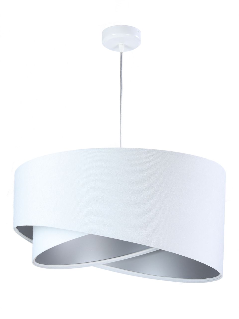 Darmowa Dostawa - Lampa wisząca 1x60 W biała-srebrna BPS Koncept Galaxy 060061