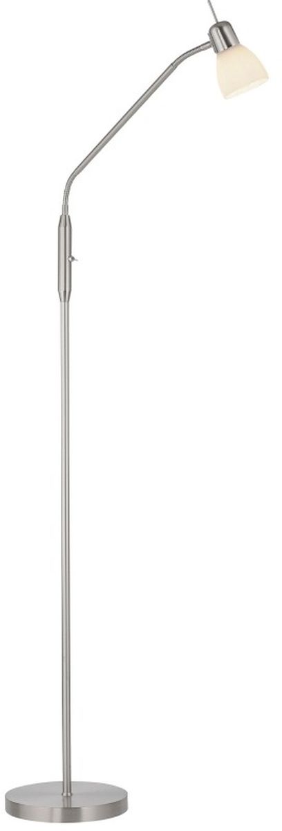 Darmowa Dostawa - Lampa stojąca 1x40 W biała-stal Just Light Karo 1195655