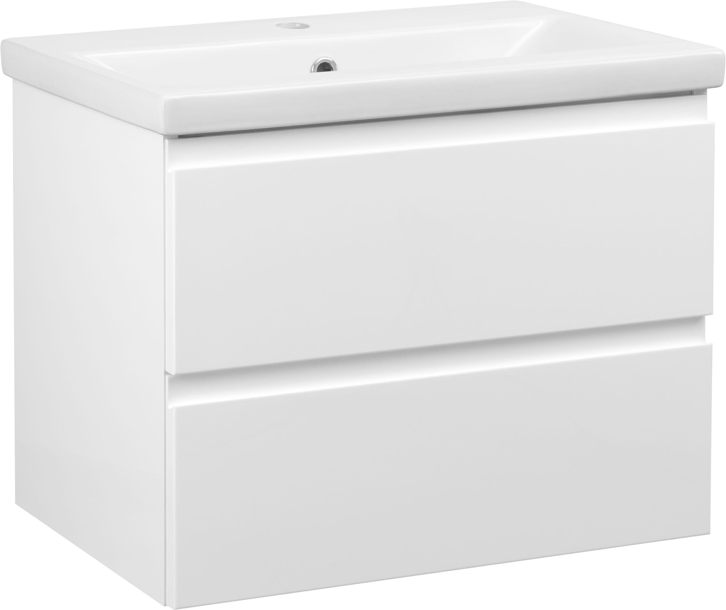 Darmowa Dostawa - Umywalka z szafką 50 cm białą Astor Reno AMREU62027