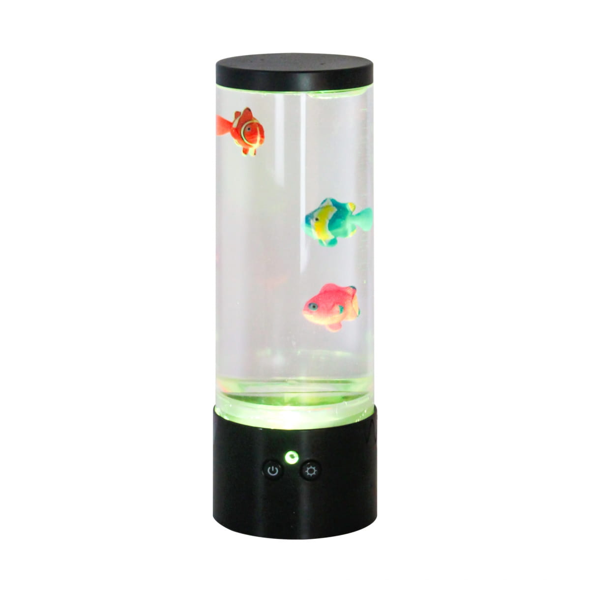 Darmowa Dostawa - Lampka nocna RGB 1x1 W czarna-przezroczysta Zuma Line Aqua 87946