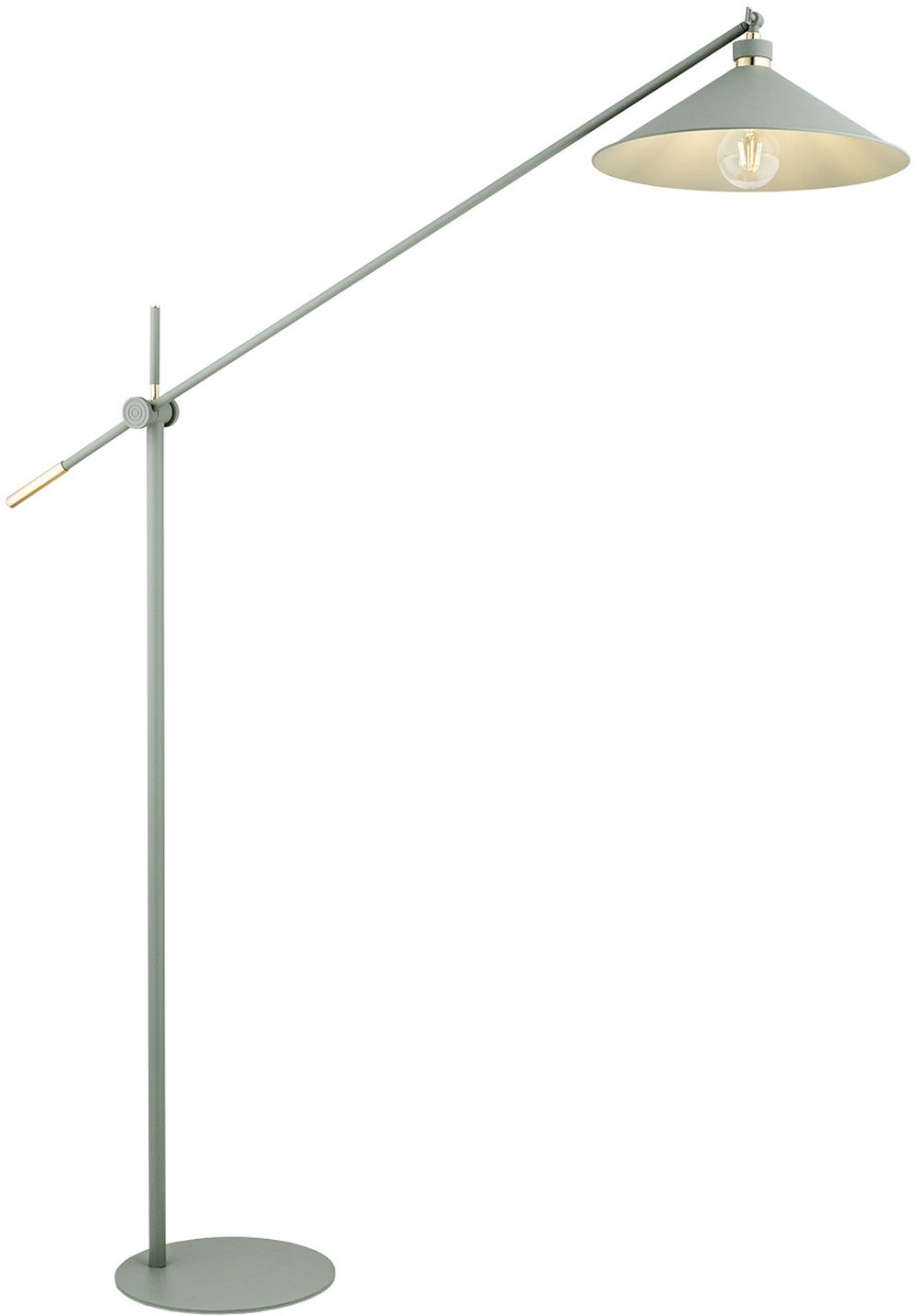 Darmowa Dostawa - Lampa stojąca 1x15 W mosiądz Argon Nashville 4733