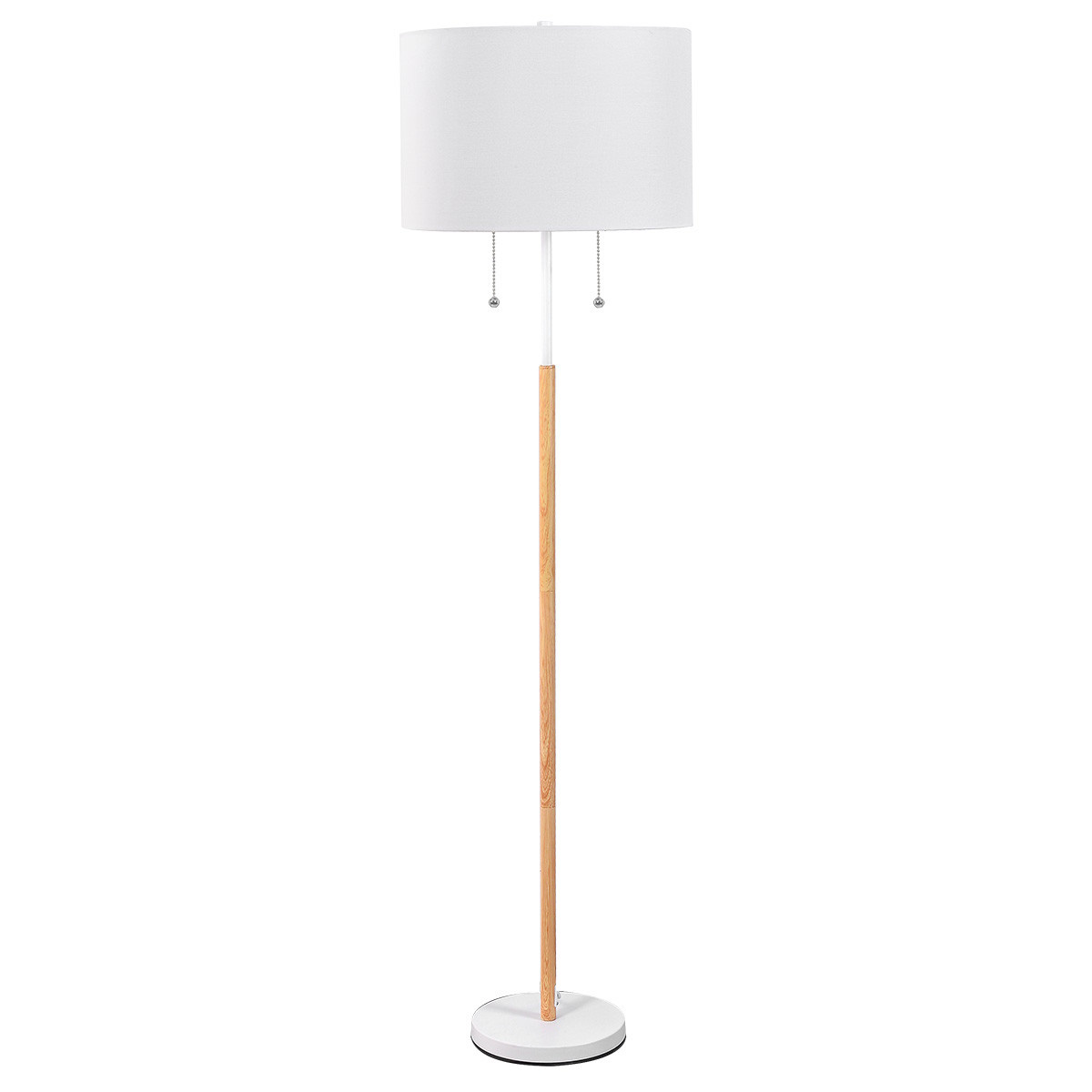 Darmowa Dostawa - Lampa stojąca 2x15 W biała Light Prestige Fogo LP03042FWH