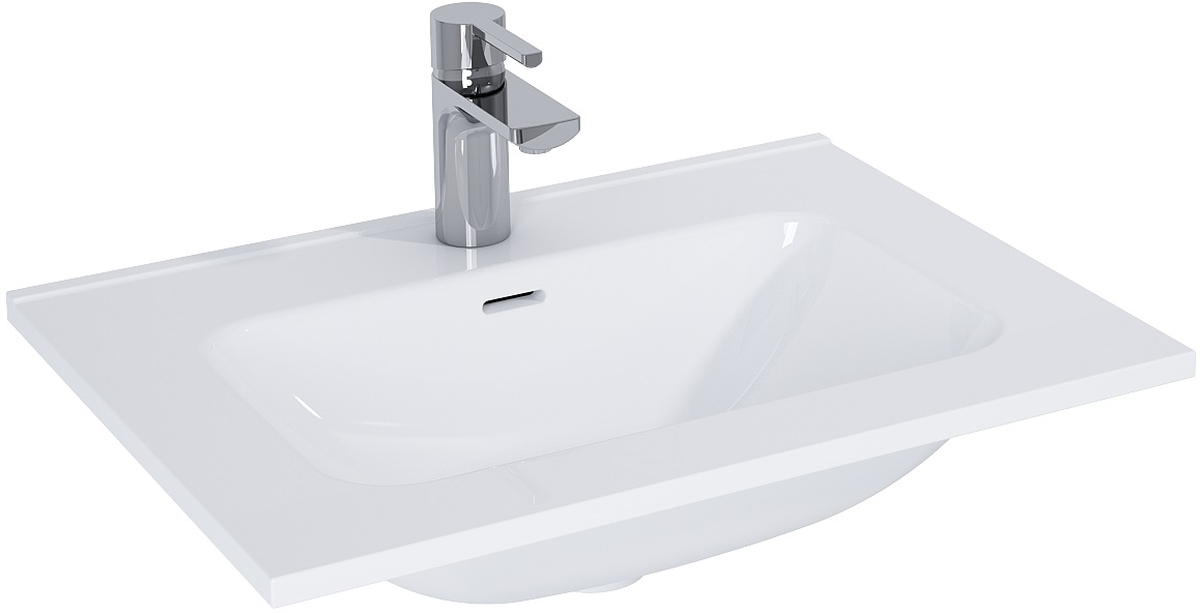 Darmowa Dostawa - Umywalka 60.8x46 cm prostokątna meblowa biała Elita Skappa RE040603068060