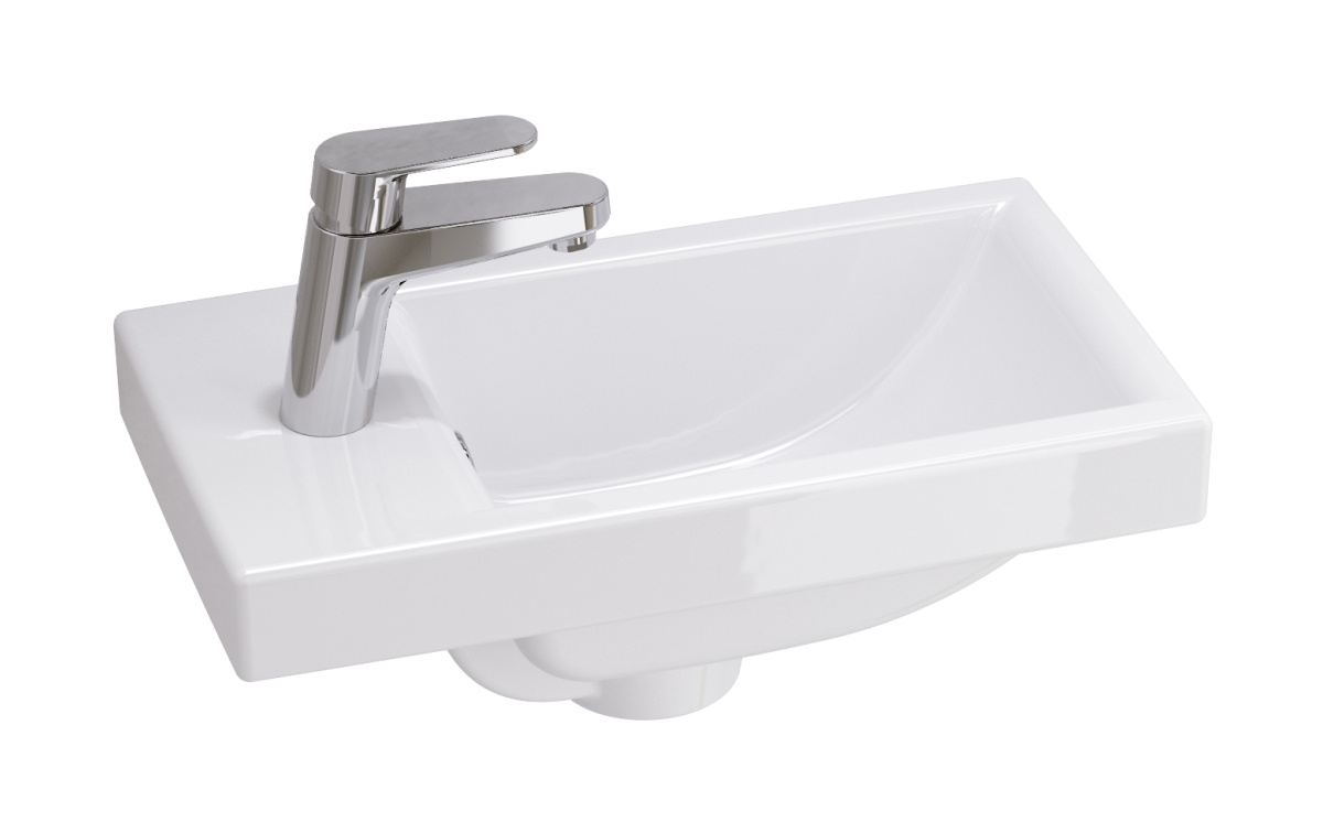 Darmowa Dostawa - Umywalka 40x22 cm prostokątna meblowa biała Cersanit Como K32001BOX