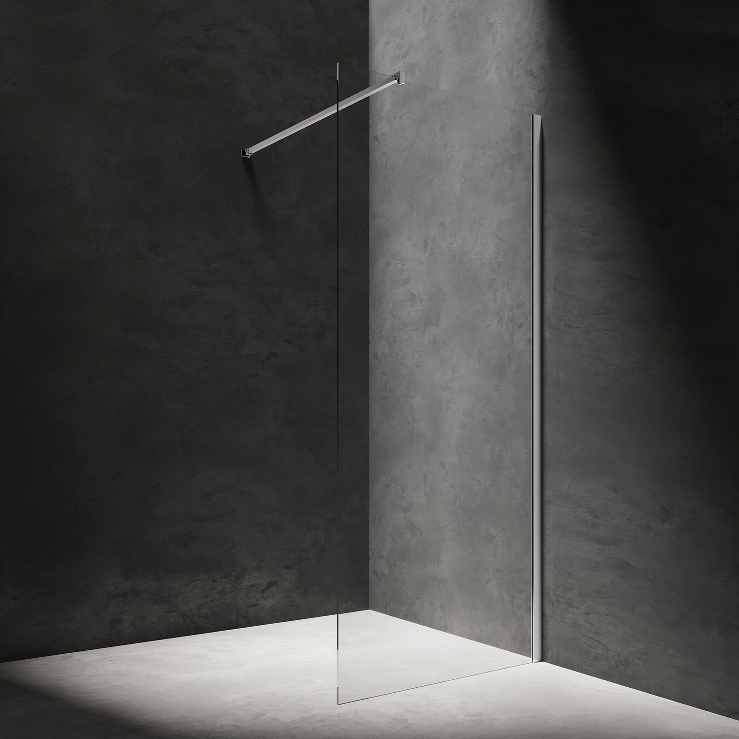 Darmowa Dostawa - Ścianka prysznicowa walk-in 80 cm Omnires Marina DNR80XCRTR