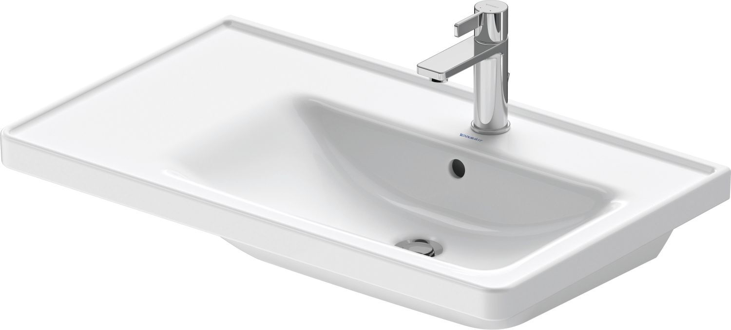 Darmowa Dostawa - Umywalka 80x48 cm prostokątna meblowa biała Duravit D-Neo 2370800000