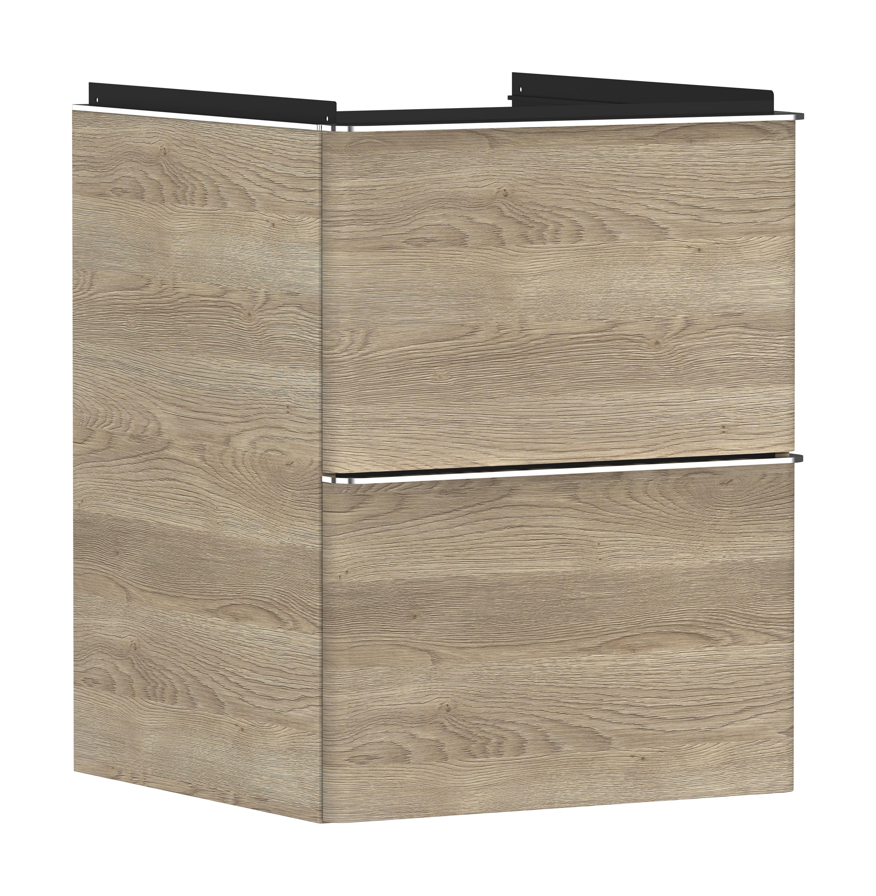 Darmowa Dostawa - Szafka 48x49.5x60.5 cm podumywalkowa wisząca dab Hansgrohe Xelu Q 54021000