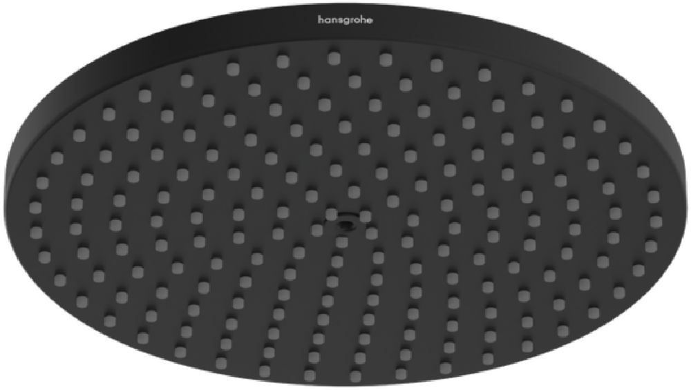 Darmowa Dostawa - Deszczownica 24x24 cm okrągła czarna Hansgrohe Raindance 27623670