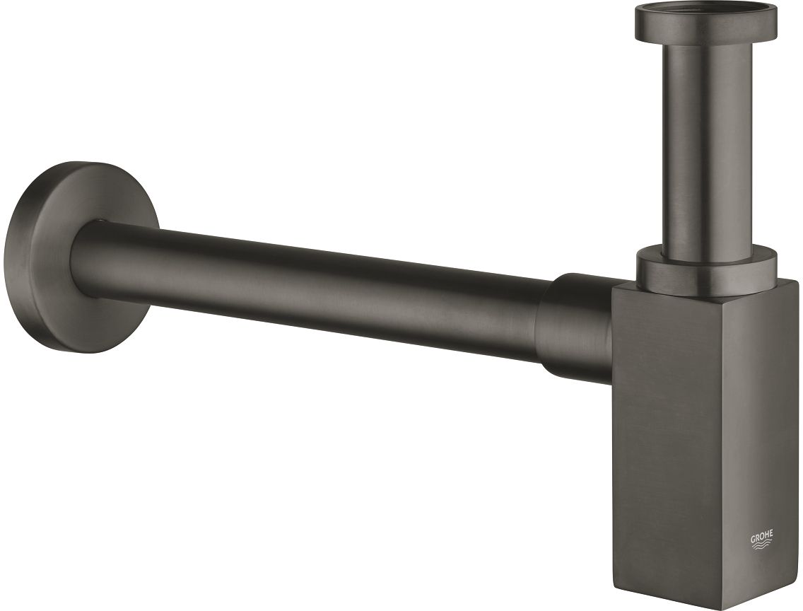 Darmowa Dostawa - Syfon do umywalki butelkowy brushed hard graphite Grohe 40564AL0