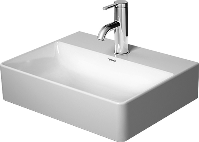 Darmowa Dostawa - Umywalka 45x35 cm prostokątna meblowa biała Duravit DuraSquare 0732450070