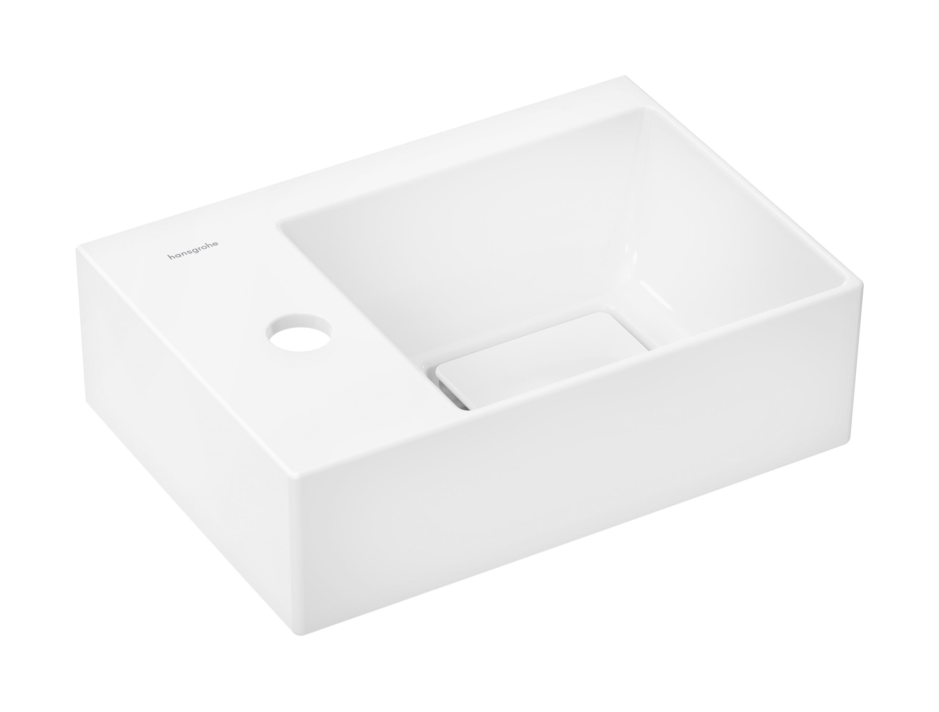 Darmowa Dostawa - Umywalka 36x25 cm prostokątna ścienna-meblowa biała Hansgrohe Xevolos E 61087450
